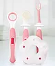 Babyhug 3 Stage Oral Care Set Cum Training Toothbrush - Pink Babyhug 3 Stage Oral Care Set Cum Training Toothbrush - Pink