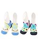 Yellowbee Anti Skid Pack Of 2 Pairs Of Animal Pattern Socks - Multi Colour