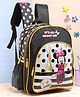 Disney Minnie Mouse School Bag Black Yellow - 16 Inches