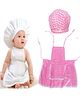Babymoon Master Chef Baby Photography Costume Set of 2 - Pink