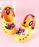 Cute Walk by Babyhug Clogs Disney Pixar Car Print - Yellow