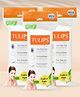 Tulips Cotton Pads Pack of 3 - 50 Pieces Each