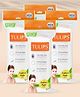 Tulips Cotton Pads Pack of 4 - 50 Pieces Each
