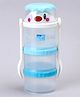 Papa Milk Powder Container with Spoon & Fork - Blue