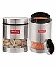 Hazel Stainless Steel Containers Set of 2 - Silver