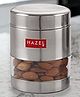 HAZEL Stainless Steel Transparent Container - 400 ml