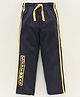 Eteenz Full Length Track Pant Superman Print - Navy Blue