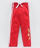 Eteenz Full Length Track Pant The Flash Print - Red
