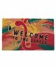 Arditex Flamingo Design Door Mat - Multicolor