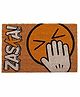 Arditex Zaska Icon Design Door Mat - Brown