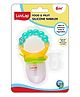 LuvLap Silicone Food/Fruit Nibbler with Extra Mesh, Soft Pacifier/Feeder, Teether for Infant Baby, Infant, Pearly Green, BPA Free