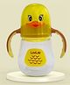 Luvlap Naughty Duck Sipper, Soft Silicone Spout, Anti-Spill, Colour, 210 ml, 6M+ - Yellow