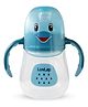 LuvLap Wise Owl Spout Sipper for Infant/Toddler, 210ml, Anti-Spill Sippy Cup with Soft Silicone Spout BPA Free, 6m+ (Blue)