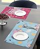 Saral Home Peppa Pig Velvet Place Mats - Blue