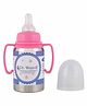Dr.WateR Twin Handle Feeding Bottle Pink - 150 ml