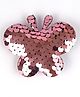 Tia Hair Accessories Sequinned Butterfly Hair Pin - Light Pink