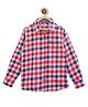 Campana Full Sleeves Check Shirt - Red & Blue