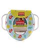 Babyhug Soft Potty Seat With Handle Fish Print- Light Blue