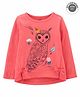 Carter's Owl Jersey Tee - Pink