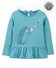 Carter's Hedgehog Peplum Jersey Tee - Blue