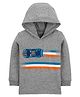 Carter's  Car Hooded Jersey Tee - Grey