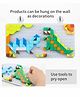 Vibgyor Vibes Dinosaur Blocks Multicolor- 210 Pieces