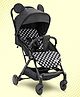 Baby Stroller with Canopy and Recliner - Black