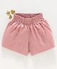 Meng Wa Solid Shorts - Pink