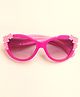 Kid-O-World Flower Applique Sunglasses - Pink