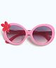 Kid-O-World Big Flower Sunglasses - Pink & Red