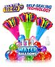 Fiddlerz Magic Water Balloons Pack for Kids Vibrant Colors Outdoor Fun Quick Fill Easy Tie Party Games 111pcs Water Balloon Fight Holi Celebrations for Boys and Girls (Pack of 3)