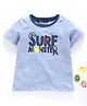 Memory Life Short Sleeves Tee Monster Print - Blue
