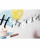 Amfin Happy Birthday Banner Silver - 200 cm