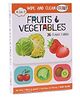 Kyds Play Flash Cards of Fruits & Vegetables White - 36 Flash Cards