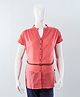 Kriti Half Sleeves Solid Maternity Top - Pink