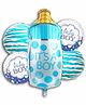 Shopperskart Baby Shower Theme Balloons Blue - Pack of 5