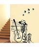 Oren Empower Musical Retro Style Wall Sticker - Black
