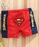 Mom's Love Swimming Trunks Superman Print - Red