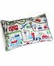 Silverlinen Cotton Zippered Single Pillow Cover Busy Street Print - Mutlicolor