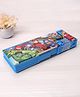 Marvel By SKI Avenger Two sided Magnetic Pencil Box with Sharpener- Blue