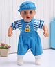 Speedage Prince Doll Blue Height 40.5 cm (Print May Vary)