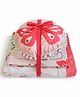 Silverlinen Flowers Design Bedding Set - Pink Red