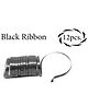 Amfin Curling Ribbons Black - Pack of 12 Rolls