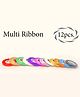 Amfin Curling Ribbons Multicolour - Pack of 12 Rolls