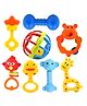 Wishkey Rattle Toys Pack of 8 - Multicolor