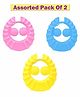 Syga Shampoo Bath Cap With Adjustable Fasteners Pack Of 2 - Multicolor