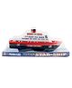 Shinsei Pull Back Ship - White & Red