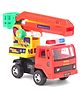 Shinsei Pull Back Action Rescue Service Truck Toy - Red(Color May Vary)