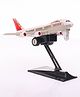 Shinsei Jumbo Pull Back Air Indian Plane with Stand - White