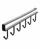 Syga Nail Free Wall Hanger - Black